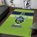 Raiders Rugby Custom Area Rug The Green Machine Simple Style