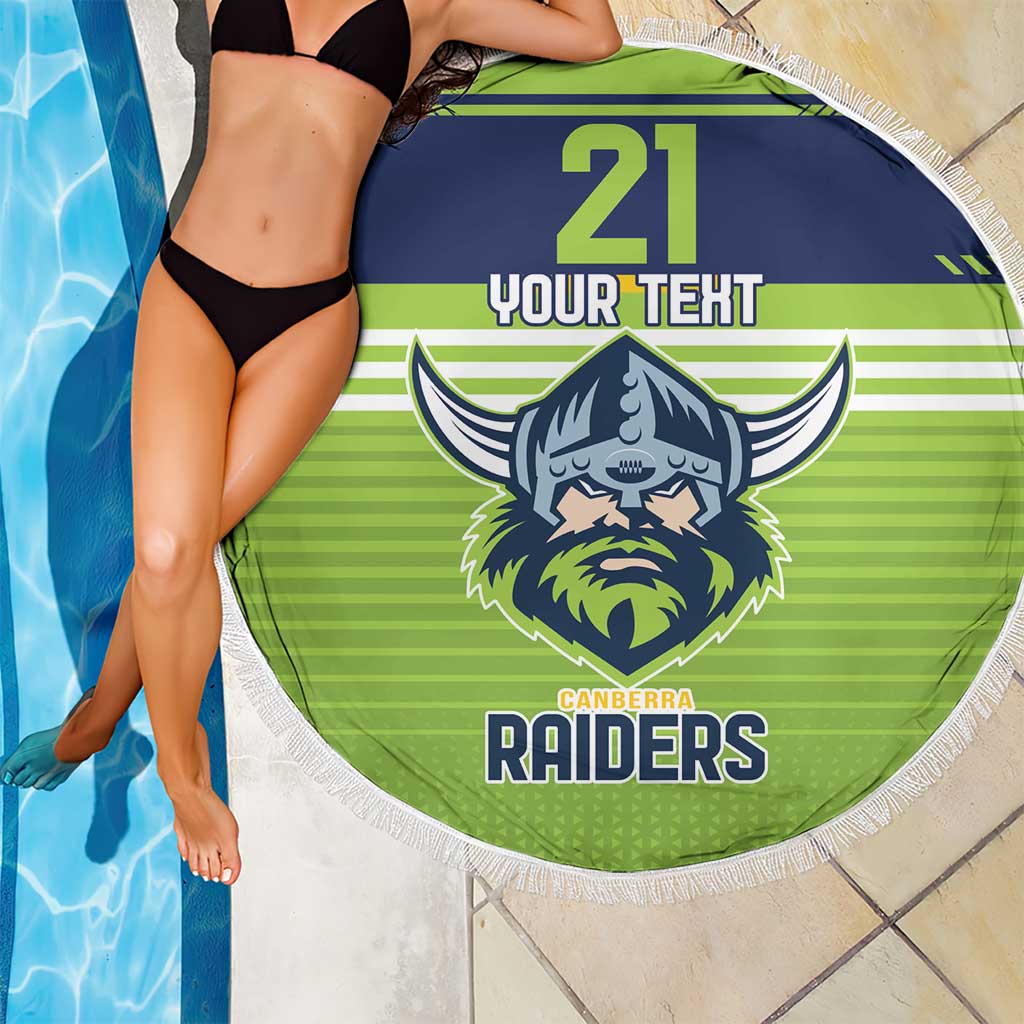 Raiders Rugby Custom Beach Blanket The Green Machine Simple Style