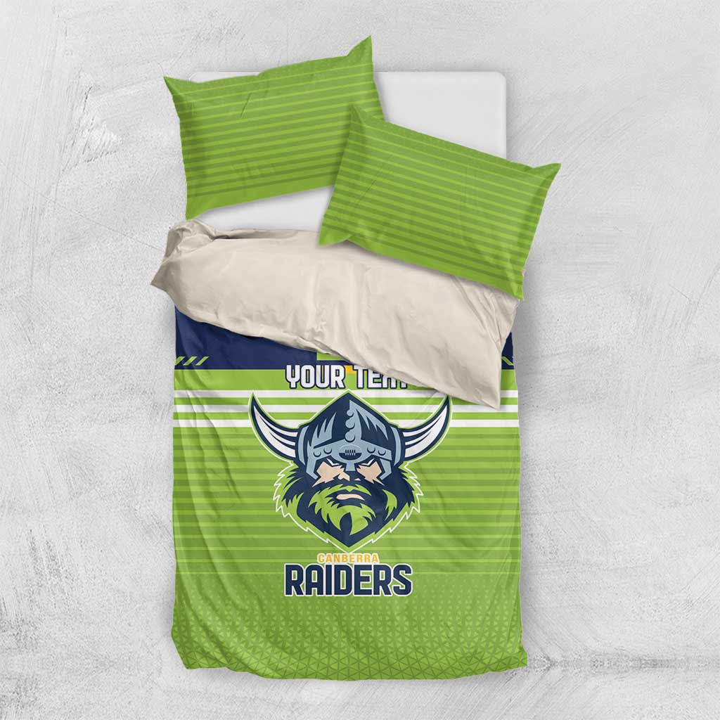 Raiders Rugby Custom Bedding Set The Green Machine Simple Style