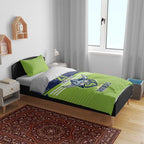 Raiders Rugby Custom Bedding Set The Green Machine Simple Style