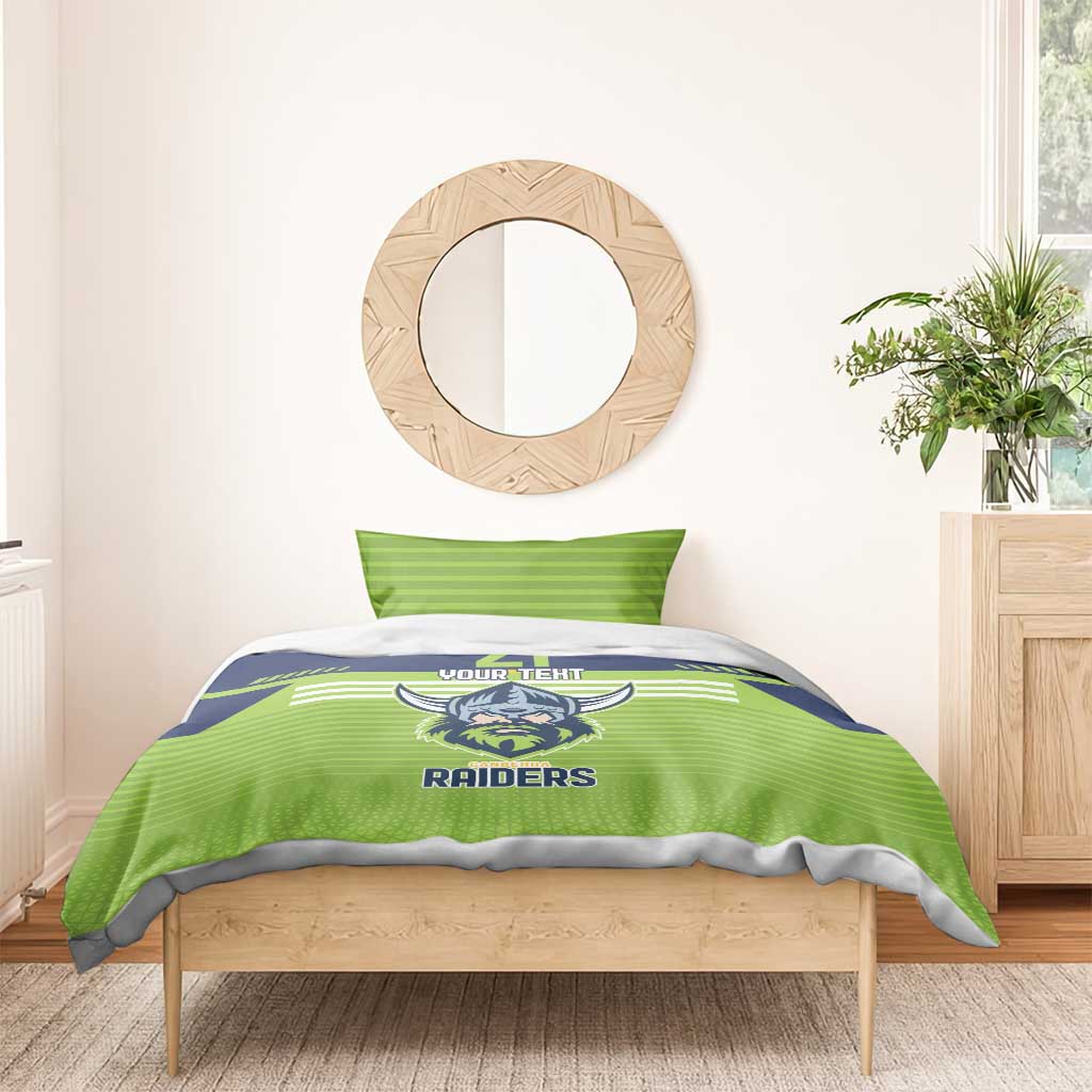 Raiders Rugby Custom Bedding Set The Green Machine Simple Style