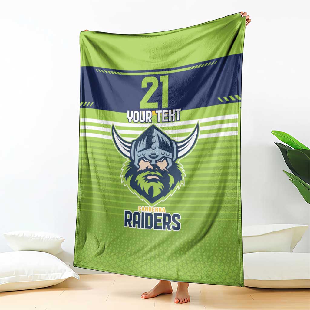 Raiders Rugby Custom Blanket The Green Machine Simple Style