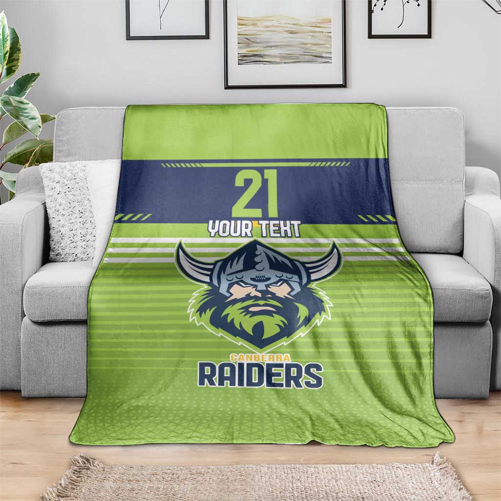 Raiders Rugby Custom Blanket The Green Machine Simple Style