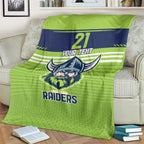 Raiders Rugby Custom Blanket The Green Machine Simple Style