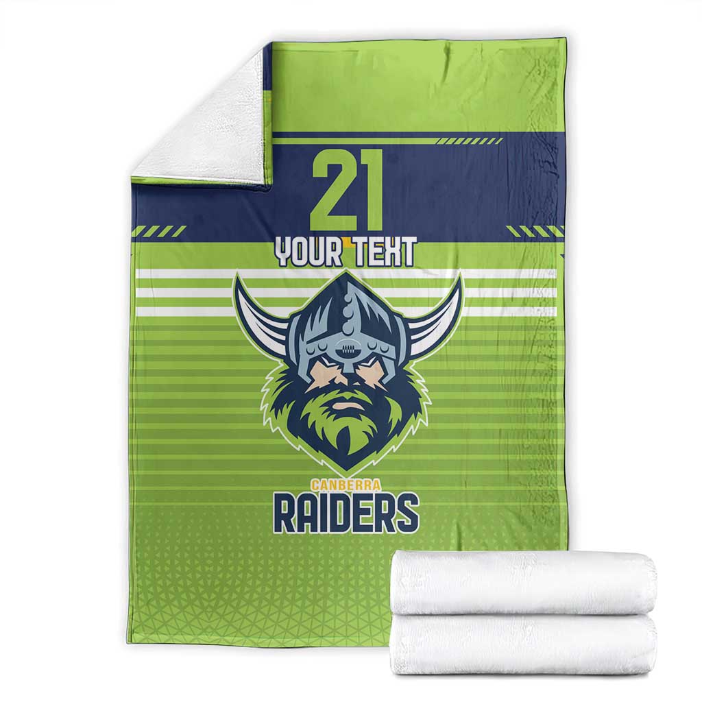 Raiders Rugby Custom Blanket The Green Machine Simple Style