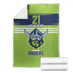 Raiders Rugby Custom Blanket The Green Machine Simple Style
