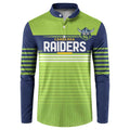 Raiders Rugby Custom Button Sweatshirt The Green Machine Simple Style