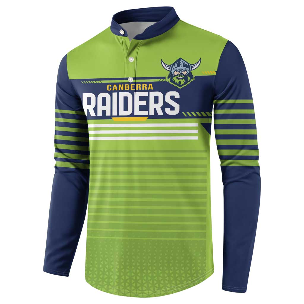 Raiders Rugby Custom Button Sweatshirt The Green Machine Simple Style