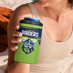 Raiders Rugby Custom 4 in 1 Can Cooler Tumbler The Green Machine Simple Style