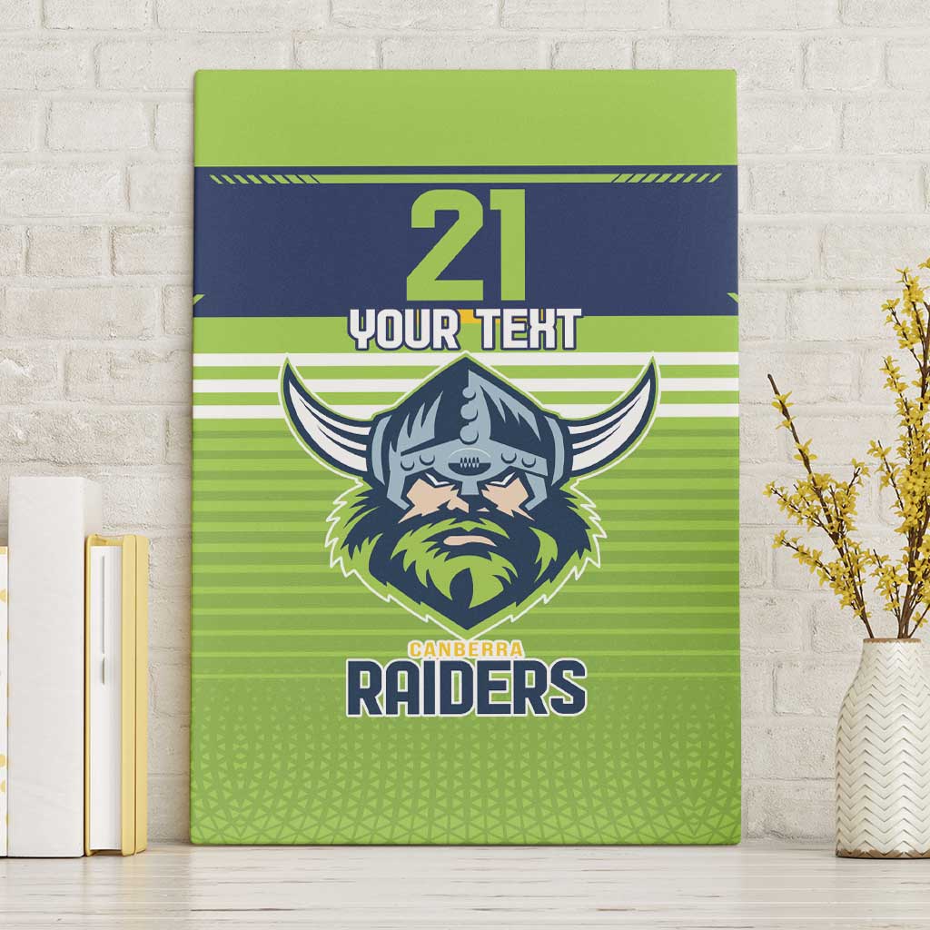 Raiders Rugby Custom Canvas Wall Art The Green Machine Simple Style