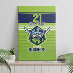 Raiders Rugby Custom Canvas Wall Art The Green Machine Simple Style