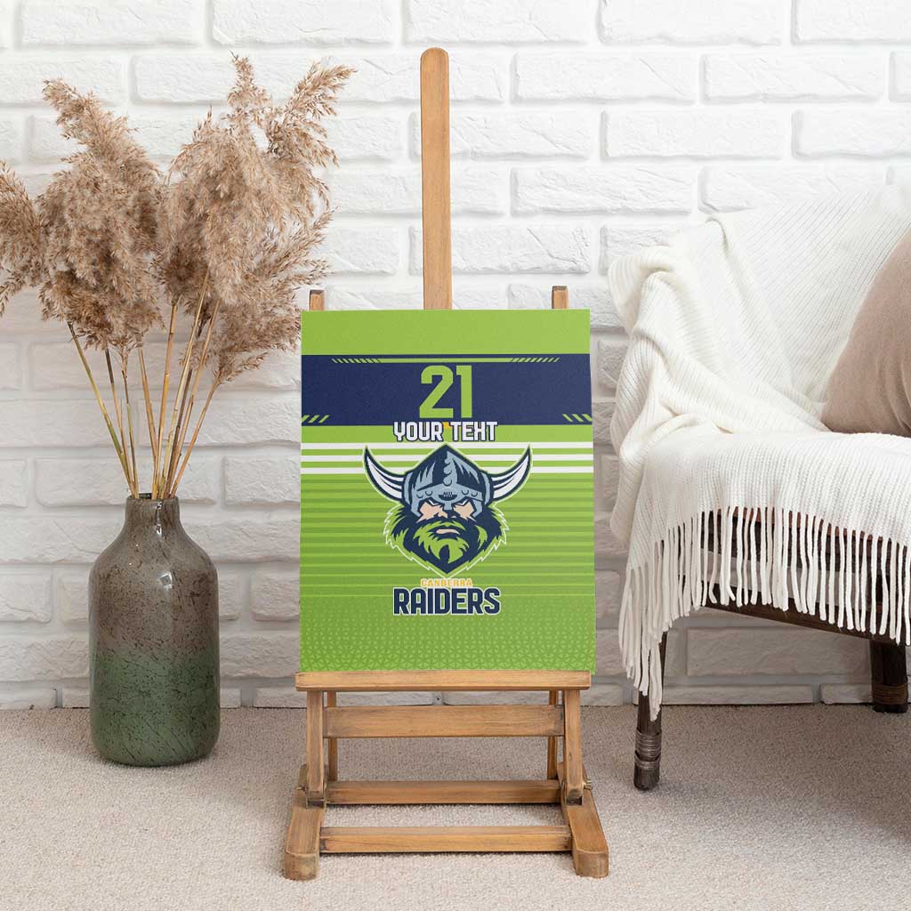 Raiders Rugby Custom Canvas Wall Art The Green Machine Simple Style