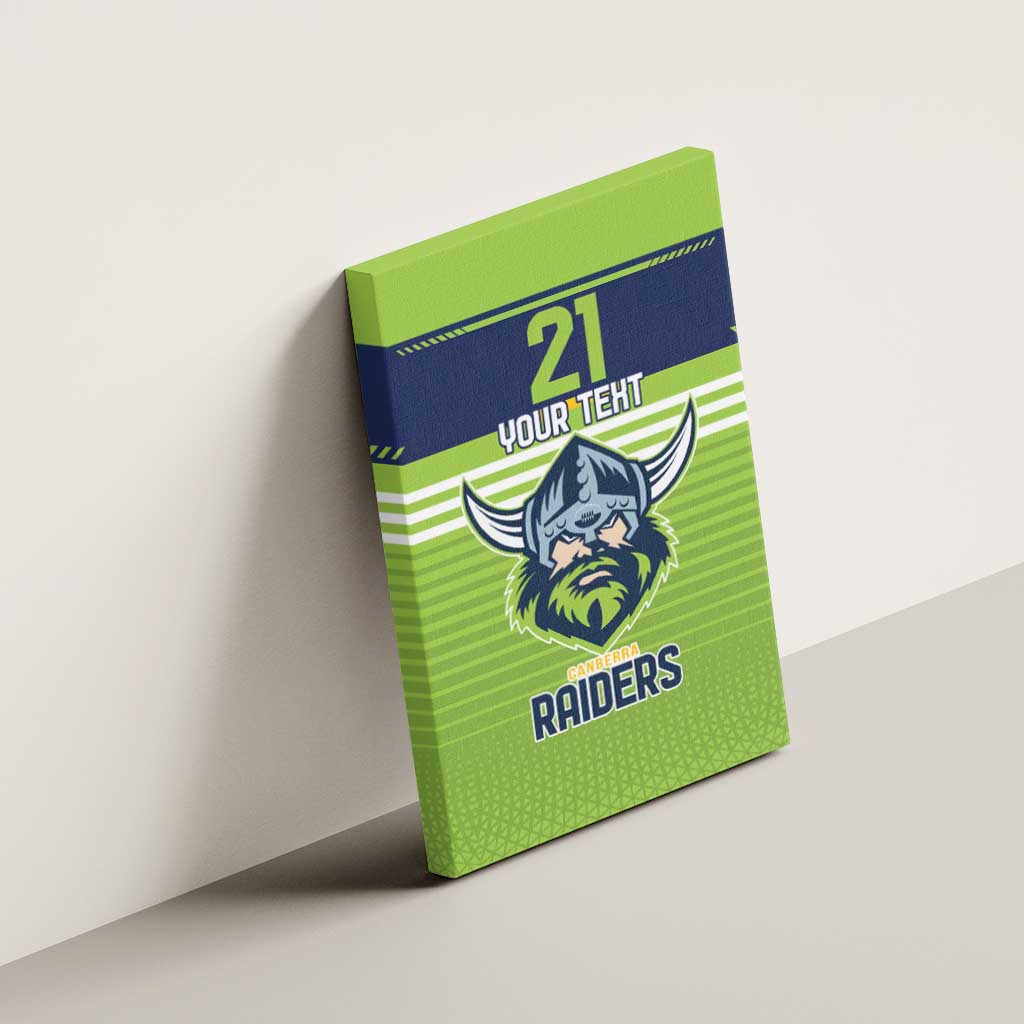 Raiders Rugby Custom Canvas Wall Art The Green Machine Simple Style