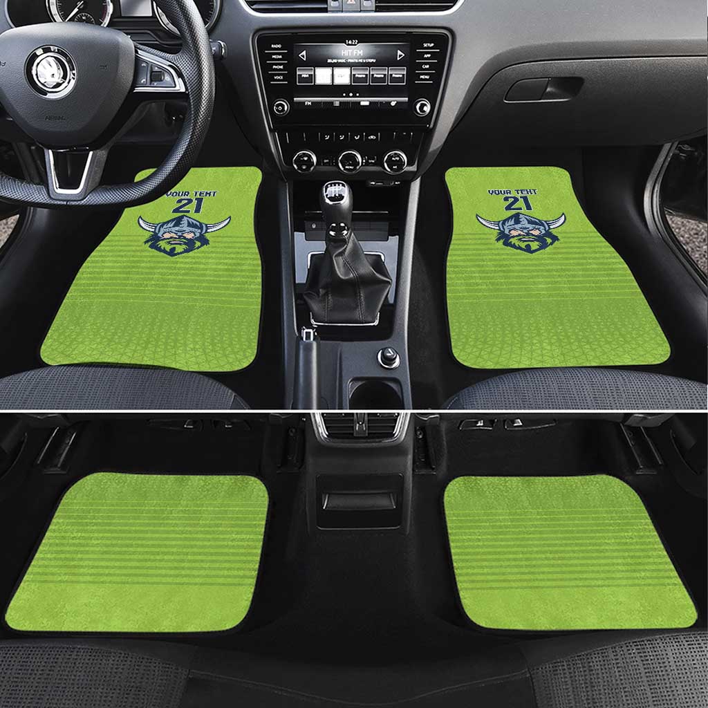 Raiders Rugby Custom Car Mats The Green Machine Simple Style