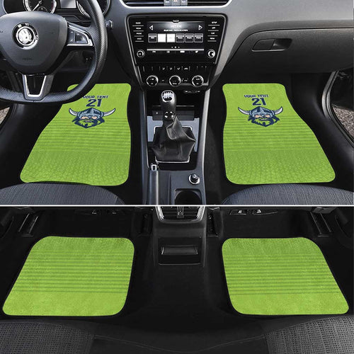 Raiders Rugby Custom Car Mats The Green Machine Simple Style