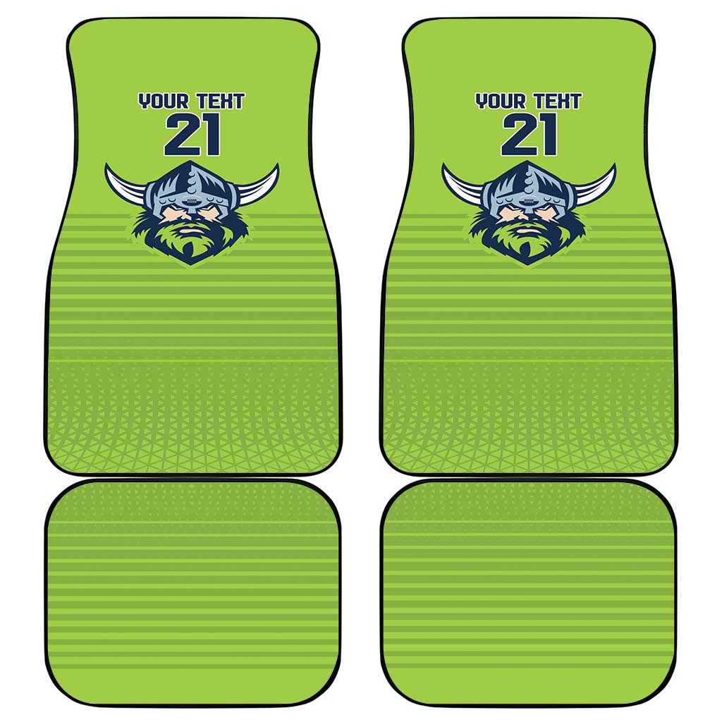 Raiders Rugby Custom Car Mats The Green Machine Simple Style