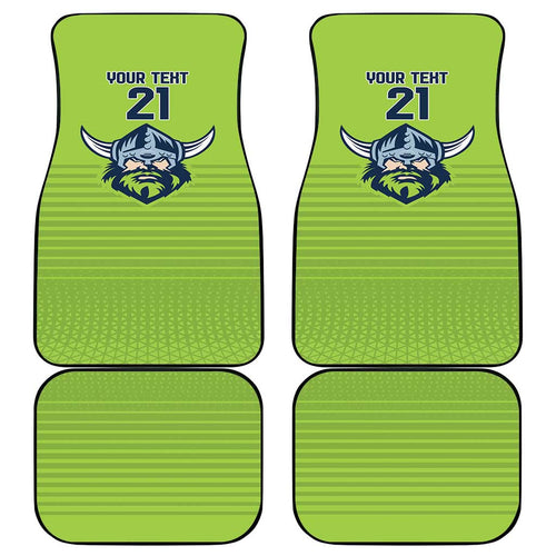 Raiders Rugby Custom Car Mats The Green Machine Simple Style