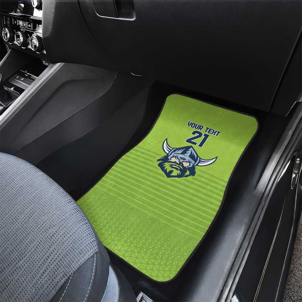 Raiders Rugby Custom Car Mats The Green Machine Simple Style