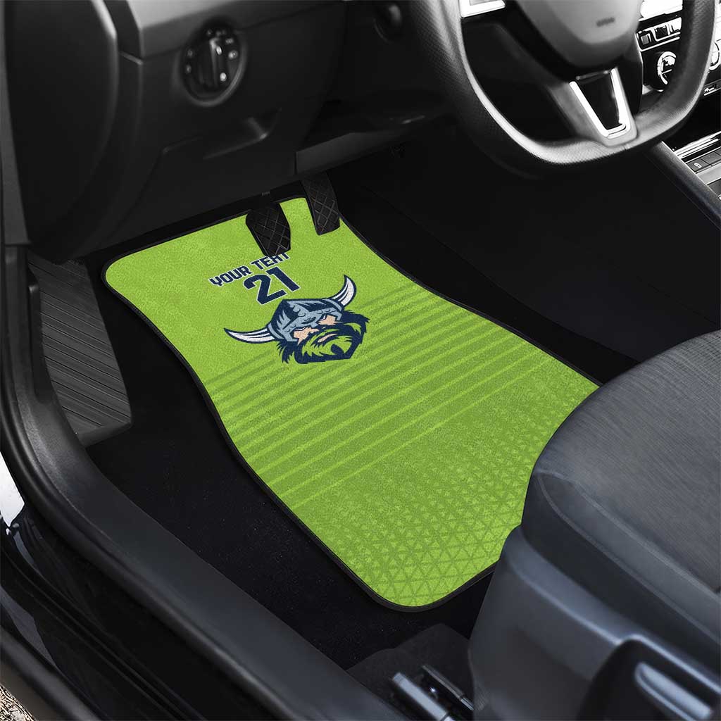 Raiders Rugby Custom Car Mats The Green Machine Simple Style