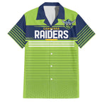 Raiders Rugby Custom Family Matching Long Sleeve Bodycon Dress and Hawaiian Shirt The Green Machine Simple Style