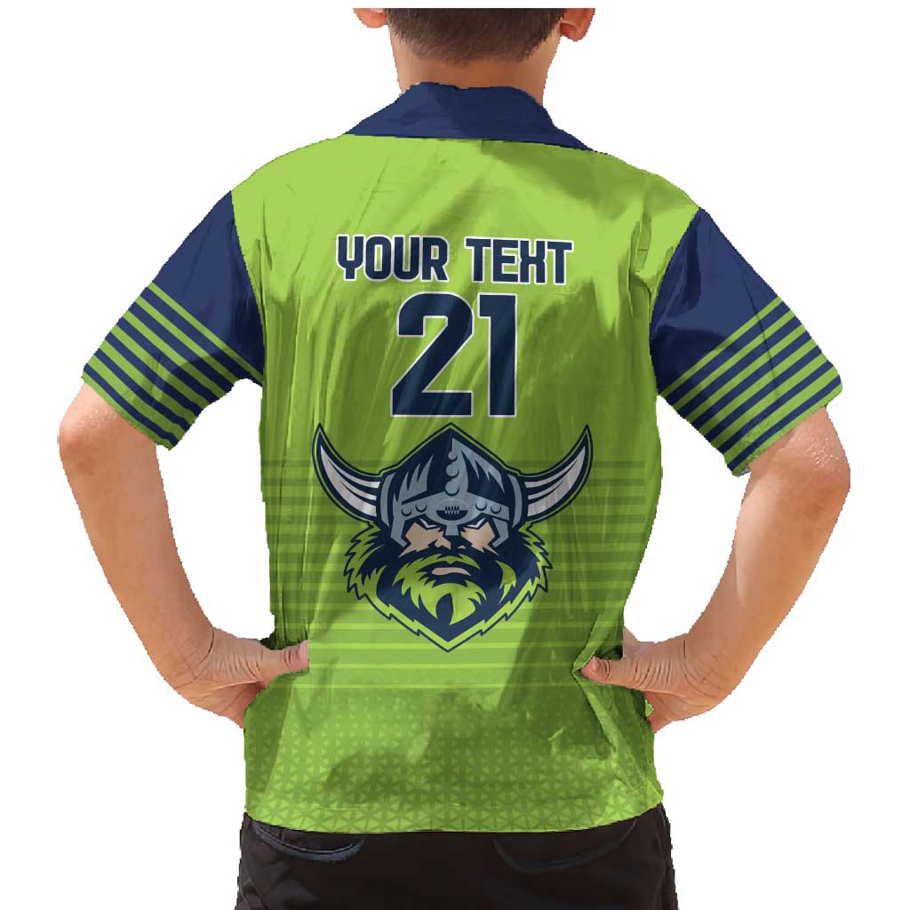 Raiders Rugby Custom Family Matching Mermaid Dress and Hawaiian Shirt The Green Machine Simple Style