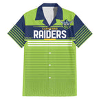 Raiders Rugby Custom Family Matching Mermaid Dress and Hawaiian Shirt The Green Machine Simple Style