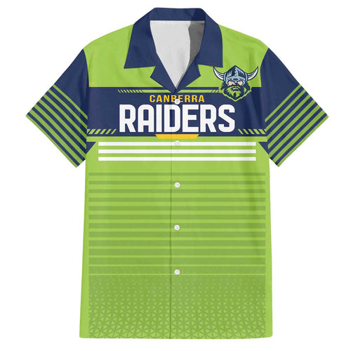 Raiders Rugby Custom Family Matching Puletasi and Hawaiian Shirt The Green Machine Simple Style