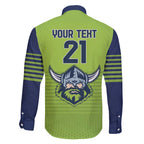 Raiders Rugby Custom Family Matching Puletasi and Hawaiian Shirt The Green Machine Simple Style