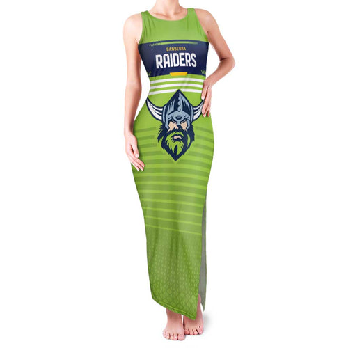 Raiders Rugby Custom Family Matching Tank Maxi Dress and Hawaiian Shirt The Green Machine Simple Style