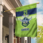 Raiders Rugby Custom Garden Flag The Green Machine Simple Style