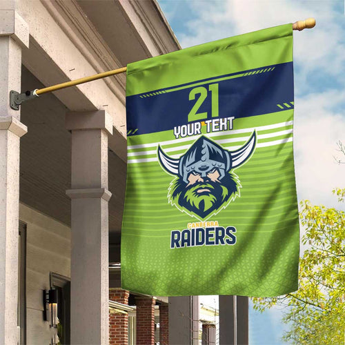 Raiders Rugby Custom Garden Flag The Green Machine Simple Style