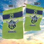 Raiders Rugby Custom Garden Flag The Green Machine Simple Style