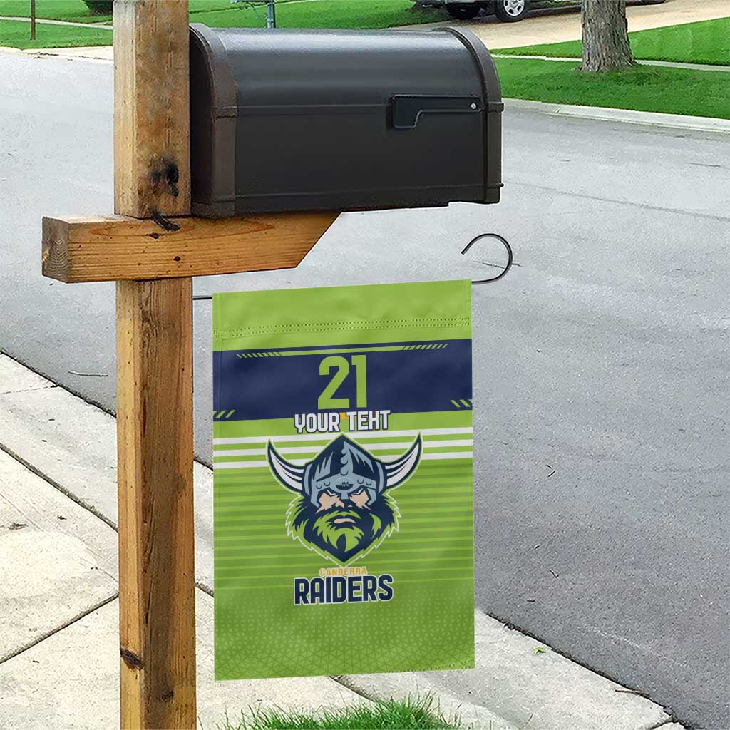 Raiders Rugby Custom Garden Flag The Green Machine Simple Style