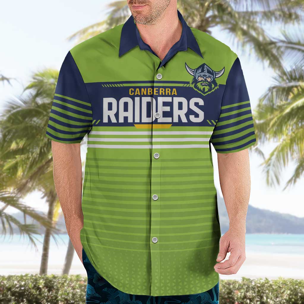 Raiders Rugby Custom Hawaiian Shirt The Green Machine Simple Style