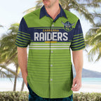 Raiders Rugby Custom Hawaiian Shirt The Green Machine Simple Style