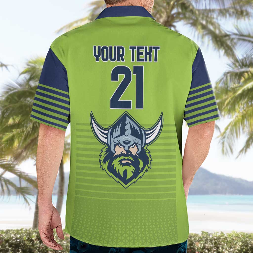 Raiders Rugby Custom Hawaiian Shirt The Green Machine Simple Style