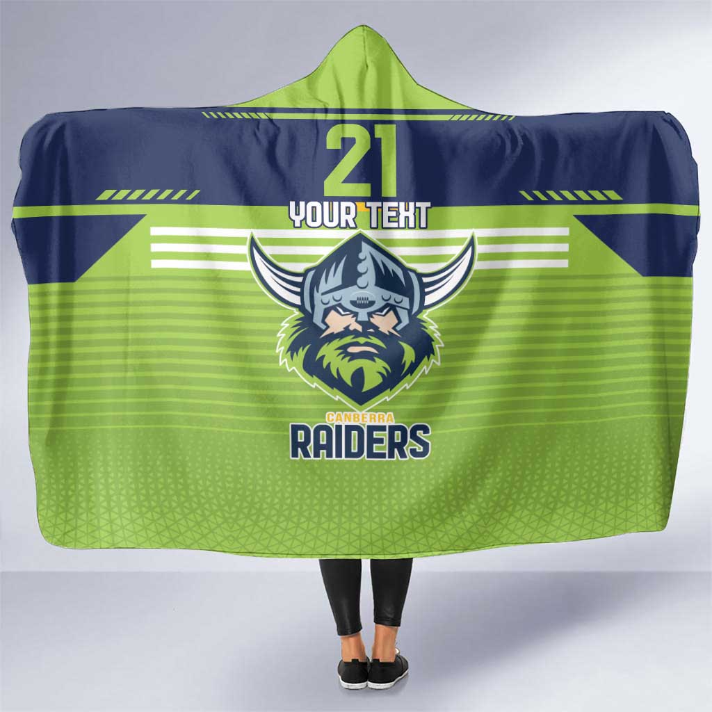 Raiders Rugby Custom Hooded Blanket The Green Machine Simple Style