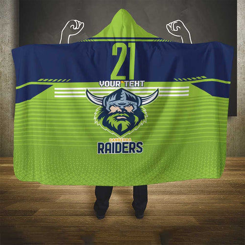 Raiders Rugby Custom Hooded Blanket The Green Machine Simple Style