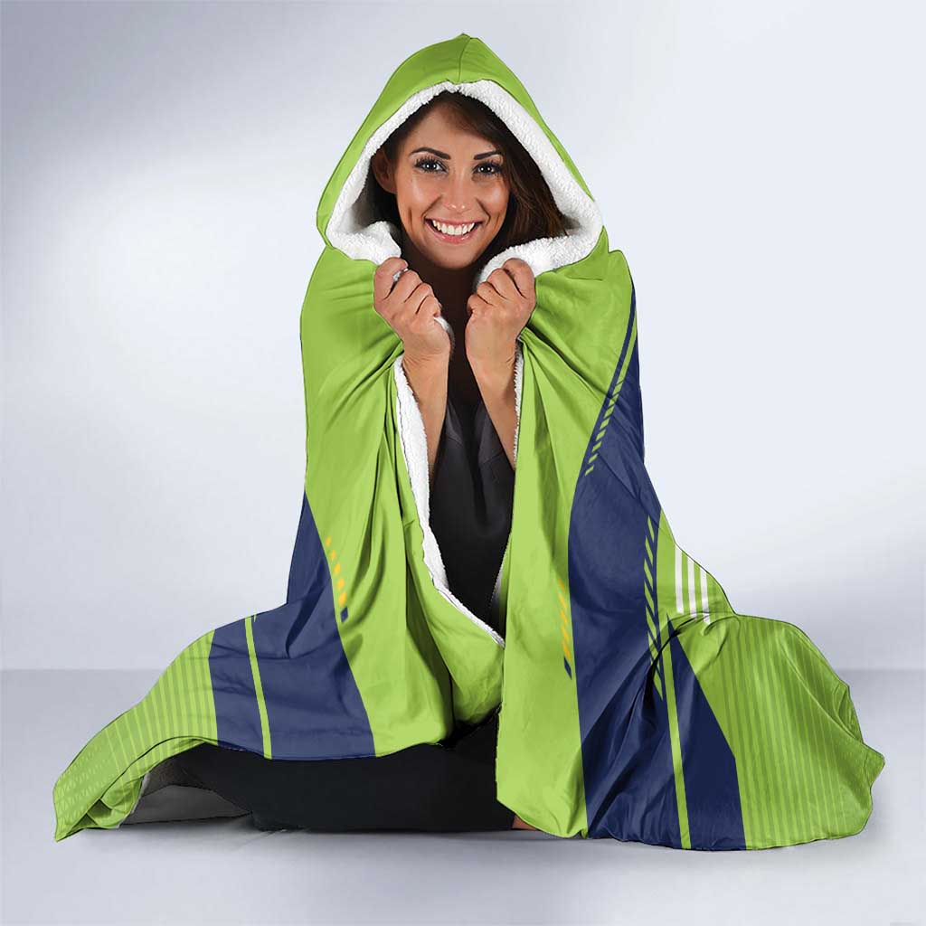 Raiders Rugby Custom Hooded Blanket The Green Machine Simple Style