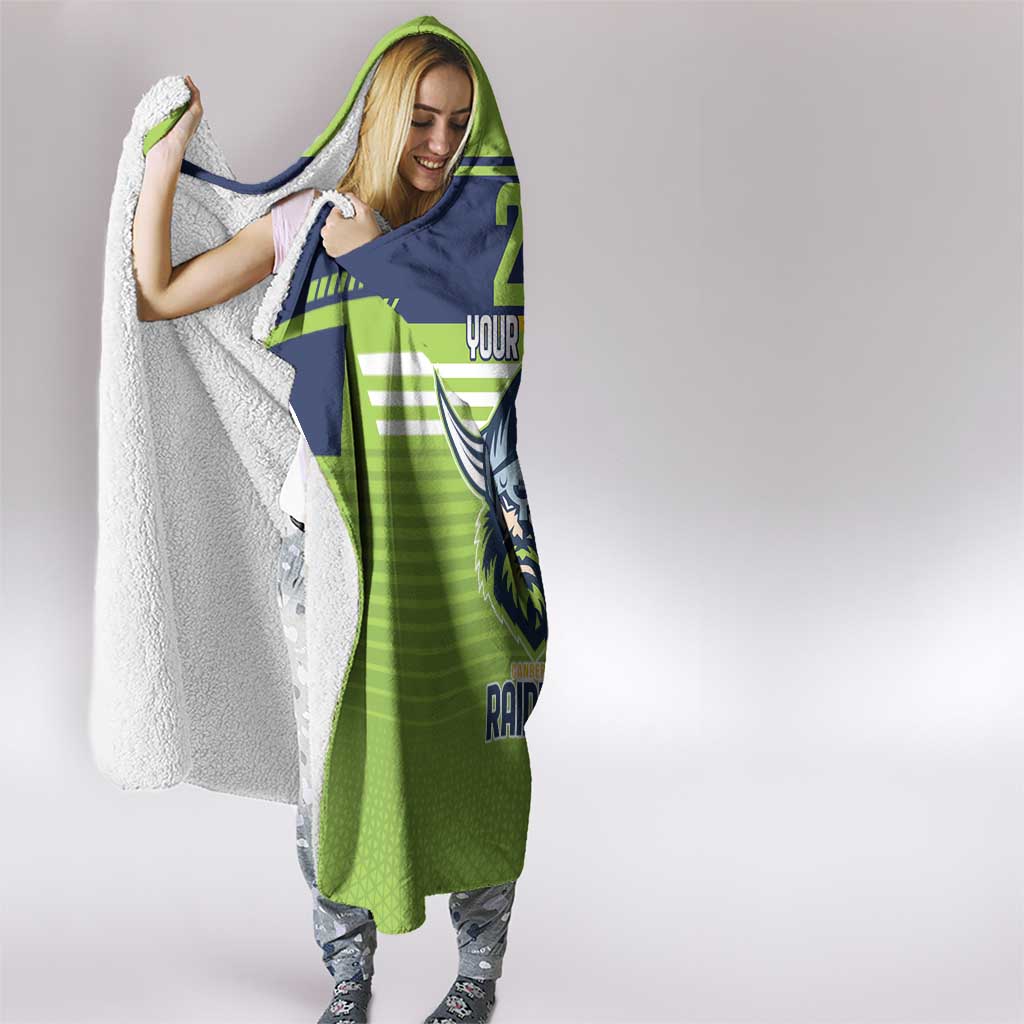 Raiders Rugby Custom Hooded Blanket The Green Machine Simple Style