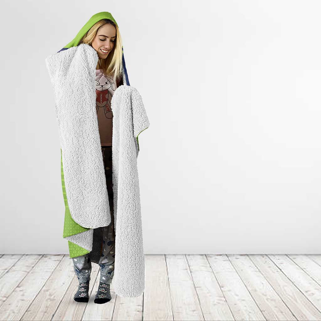 Raiders Rugby Custom Hooded Blanket The Green Machine Simple Style