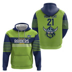 Raiders Rugby Custom Hoodie The Green Machine Simple Style