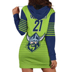 Raiders Rugby Custom Hoodie Dress The Green Machine Simple Style