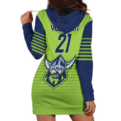 Raiders Rugby Custom Hoodie Dress The Green Machine Simple Style