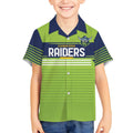 Raiders Rugby Custom Kid Hawaiian Shirt The Green Machine Simple Style