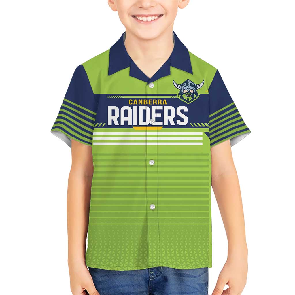 Raiders Rugby Custom Kid Hawaiian Shirt The Green Machine Simple Style