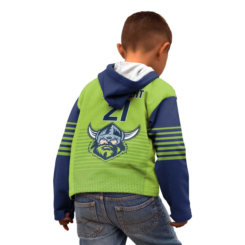 Raiders Rugby Custom Kid Hoodie The Green Machine Simple Style