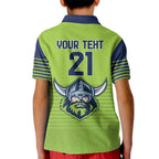 Raiders Rugby Custom Kid Polo Shirt The Green Machine Simple Style