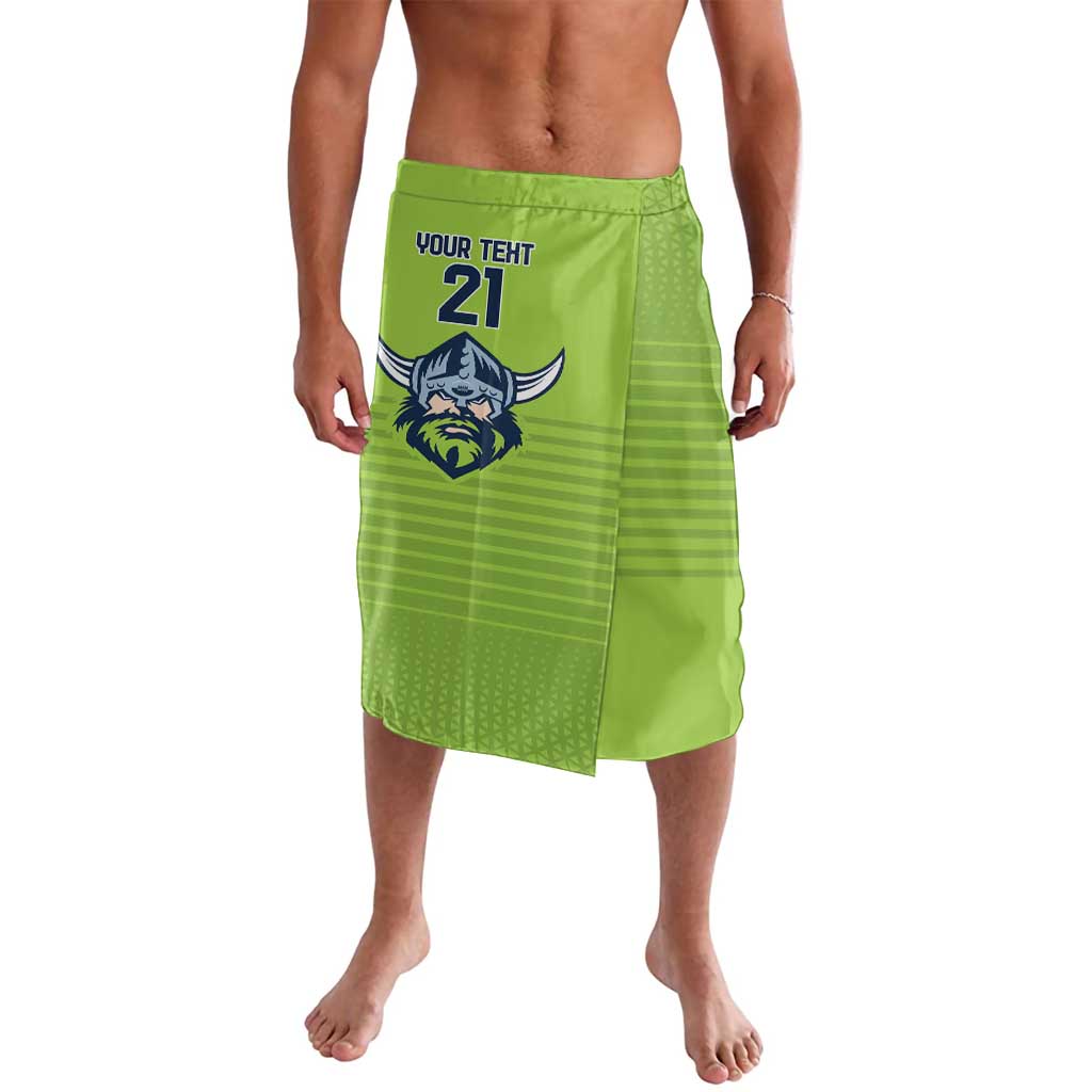 Raiders Rugby Custom Lavalava The Green Machine Simple Style