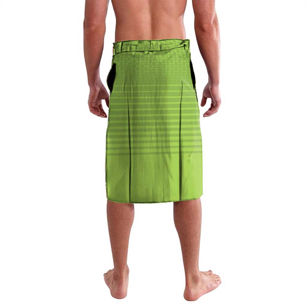 Raiders Rugby Custom Lavalava The Green Machine Simple Style